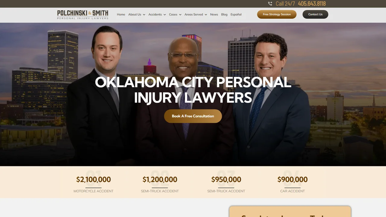 Polchinski & Smith Personal Injury Lawyers - Oklahoma City, OK office in Oklahoma City, Oklahoma