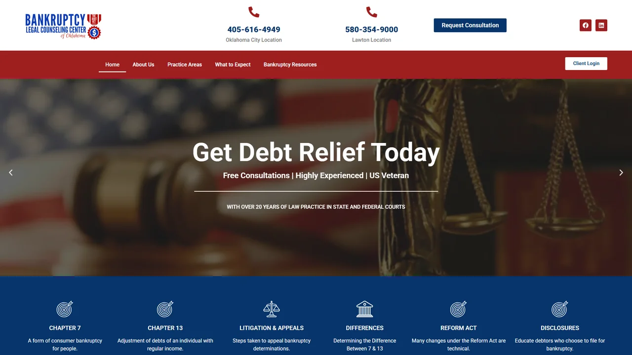 Bankruptcy Legal Counseling Center of OK - Oklahoma City, OK office in Oklahoma City, Oklahoma