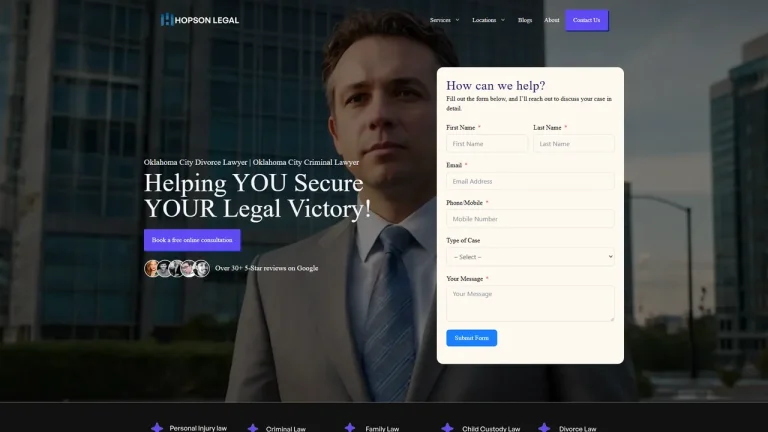 Oklahoma City Divorce Lawyer | Hopson Legal LLC - Oklahoma City, OK - Attorney in Oklahoma City