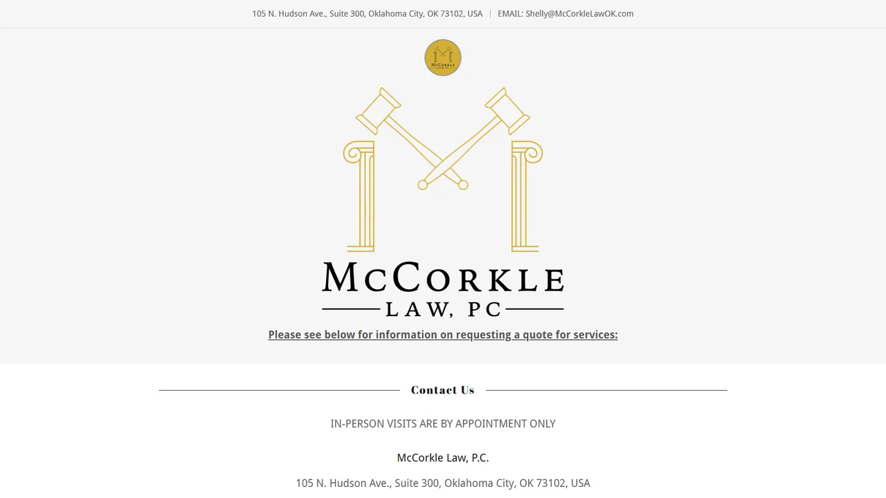 McCorkle Law PC - Oklahoma City, OK office in Oklahoma City, Oklahoma