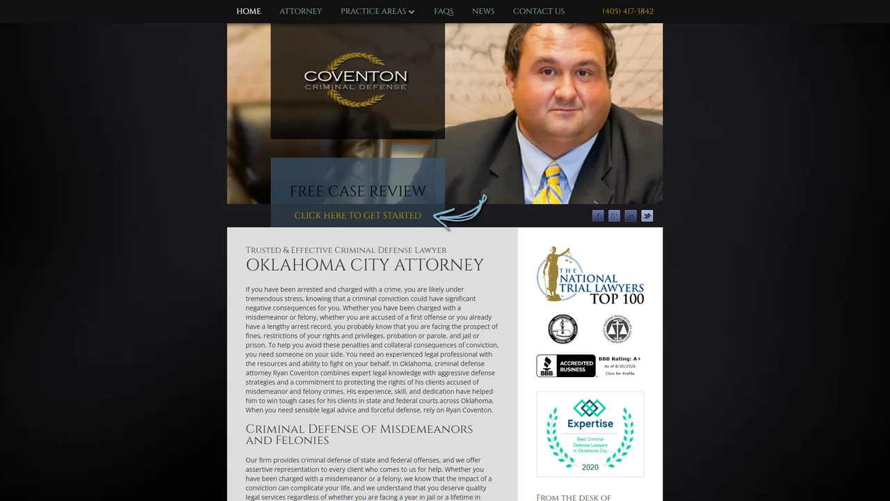 Coventon Criminal Defense - Oklahoma City, OK office in Oklahoma City, Oklahoma