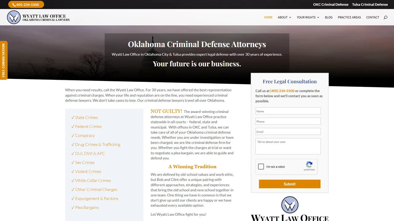 Wyatt Law Office - Oklahoma City, OK office in Oklahoma City, Oklahoma