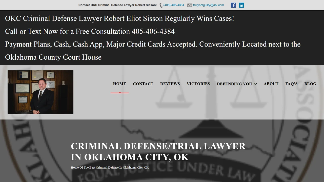 Robert Eliot Sisson P.L.L.C. - Oklahoma City, OK office in Oklahoma City, Oklahoma