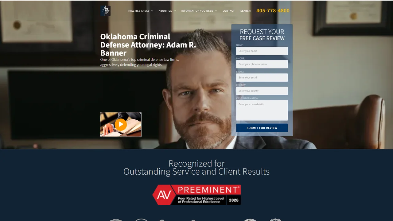 The Law Offices of Adam R. Banner, P.C. Oklahoma City, OK office in Oklahoma City, Oklahoma