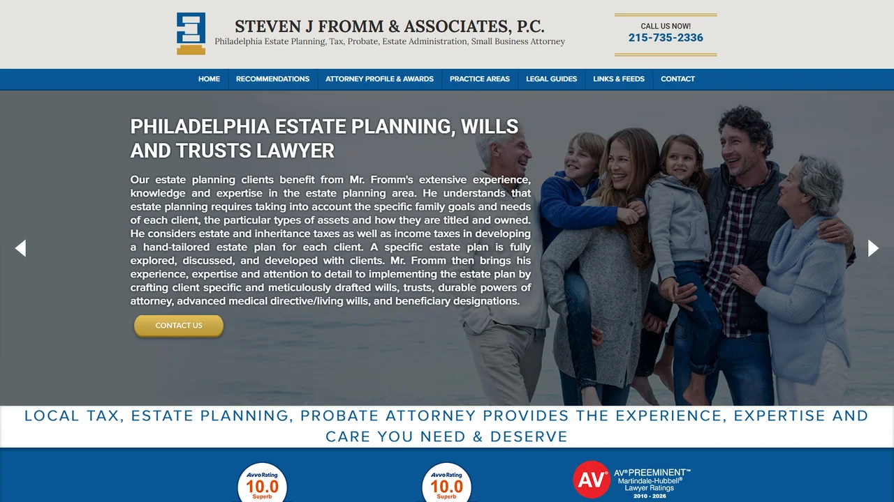 Steven J. Fromm & Associates, P.C. - Philadelphia, PA office in Philadelphia, Pennsylvania