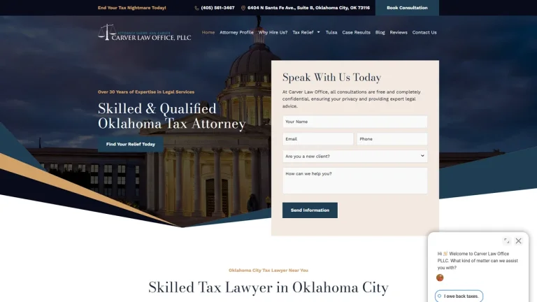 The Carver Law Office, PLLC - Oklahoma City, OK - Attorney in Oklahoma City