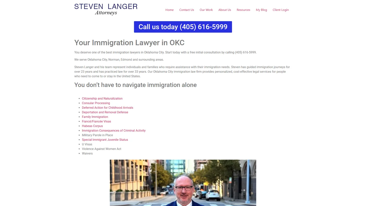 Steven Langer, Immigration Attorneys - Oklahoma City, OK office in Oklahoma City, Oklahoma