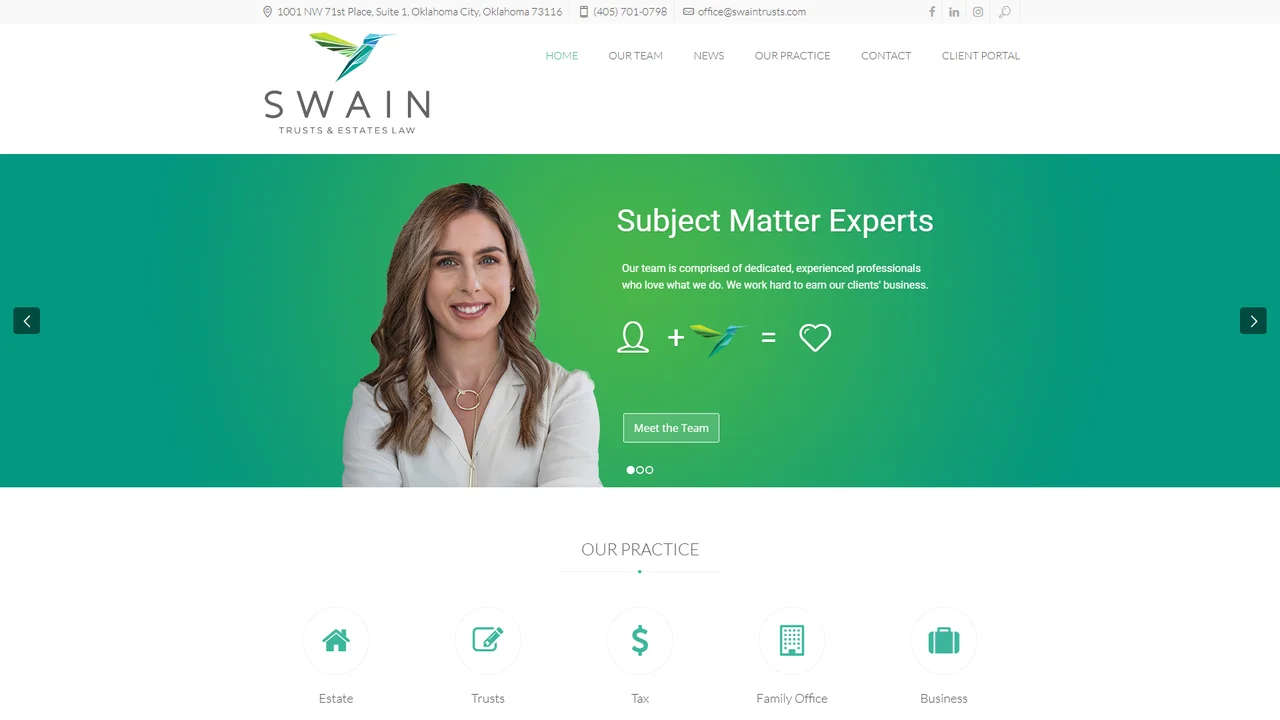 Swain Trusts & Estates Law - Oklahoma City, OK office in Oklahoma City, Oklahoma