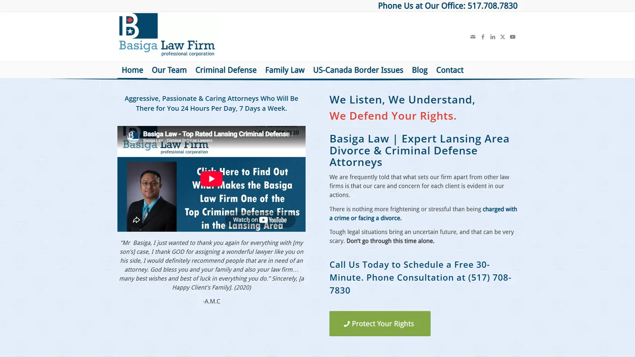 Basiga Law Firm, PC - Lansing, MI office in Lansing, Michigan