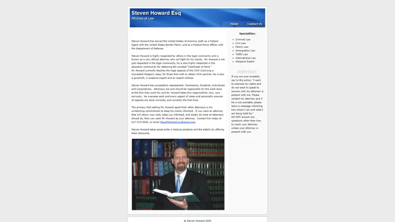 Steven Howard Attorney at Law - Lansing, MI - Attorney in Lansing