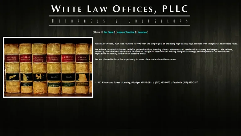 Witte Law Offices, PLLC - Lansing, MI - Attorney in Lansing