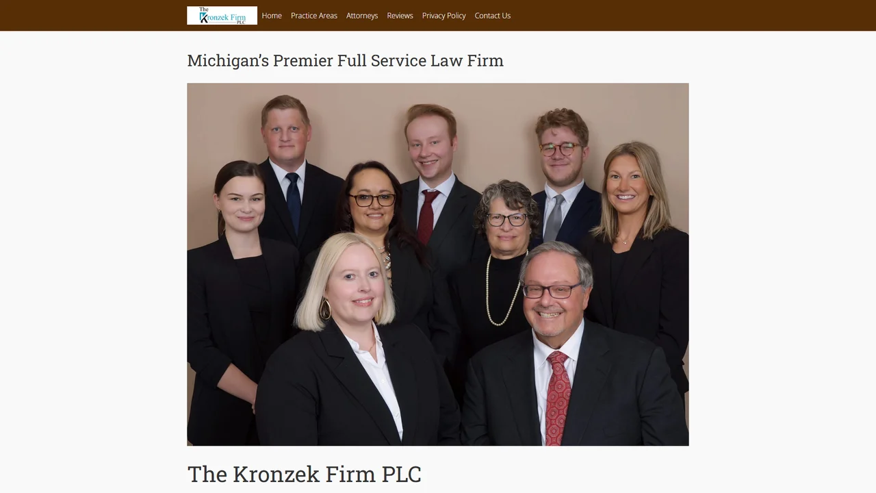 The Kronzek Firm PLC - Lansing, MI office in Lansing, Michigan
