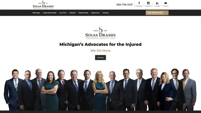 Sinas Dramis Law Firm - Lansing, MI - Attorney in Lansing