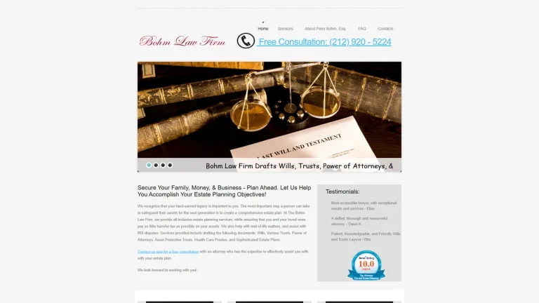 Pinni Bohm, Esq. - NYC, New York - Attorney in New York City