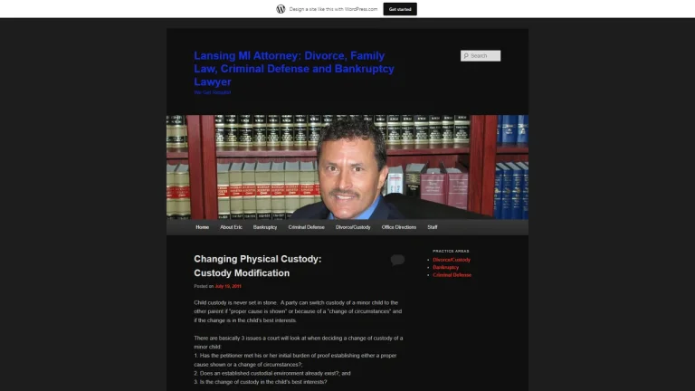 Attorney Eric X. Tomal - Lansing, MI - Attorney in Lansing