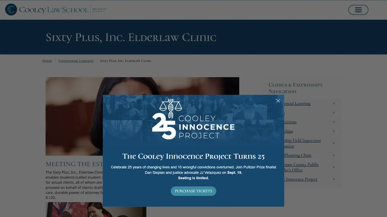 Sixty Plus, Inc. Elder Law Clinic - Lansing, MI office in Lansing, Michigan
