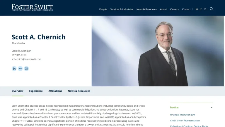 Scott A. Chernich, Attorney - Lansing, MI - Attorney in Lansing