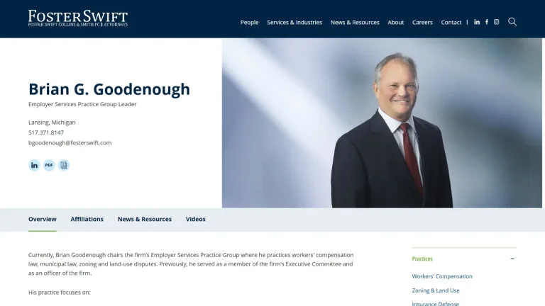 Brian G. Goodenough, Attorney - Lansing, MI - Attorney in Lansing