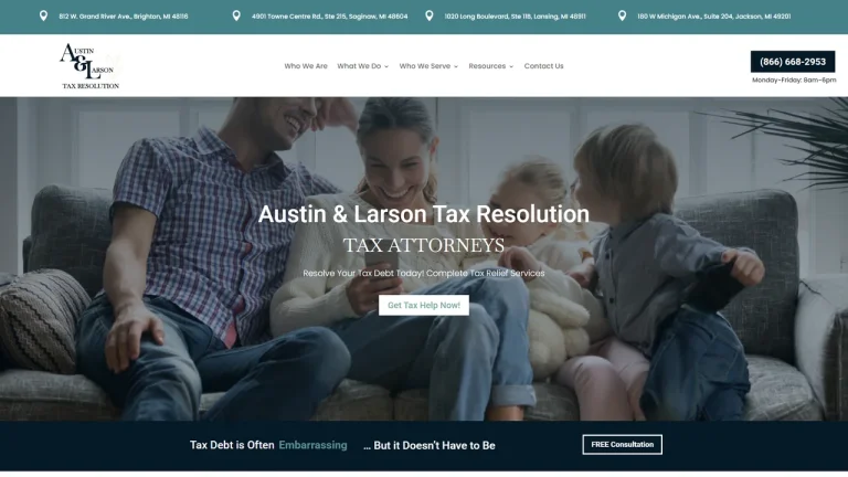 Austin and Larson Tax Resolution - Lansing, MI - Attorney in Lansing