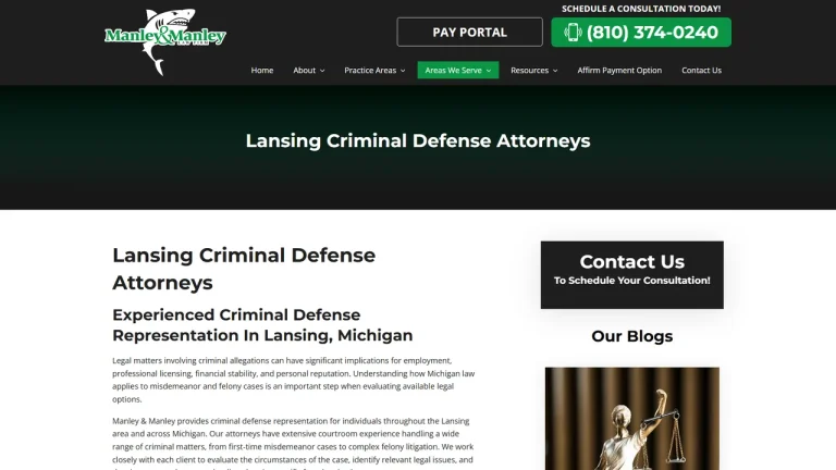 Manley & Manley - Lansing, MI - Attorney in Lansing
