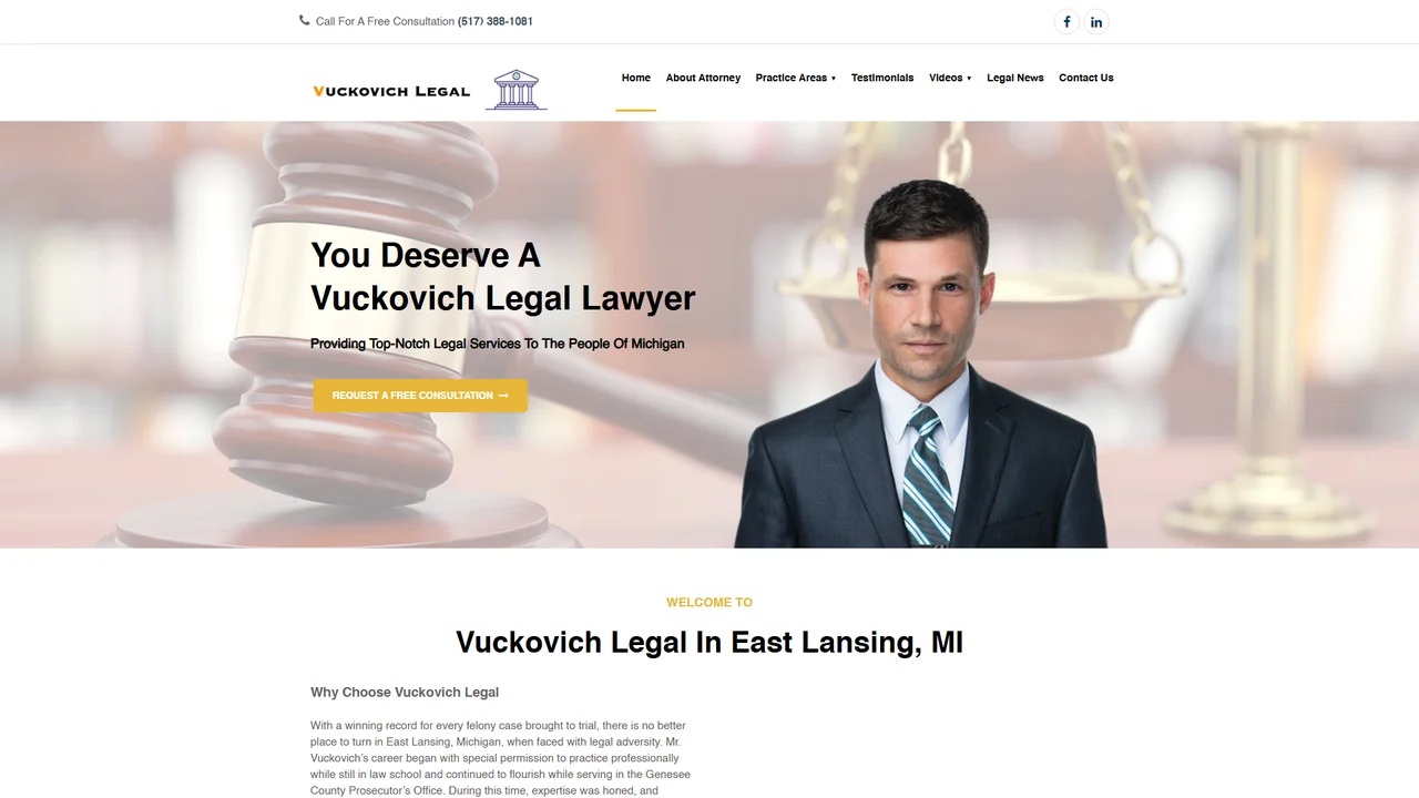 Vuckovich Legal - Lansing, MI office in Lansing, Michigan