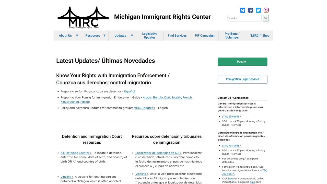 Michigan Immigrant Rights Center - Lansing, MI office in Lansing, Michigan