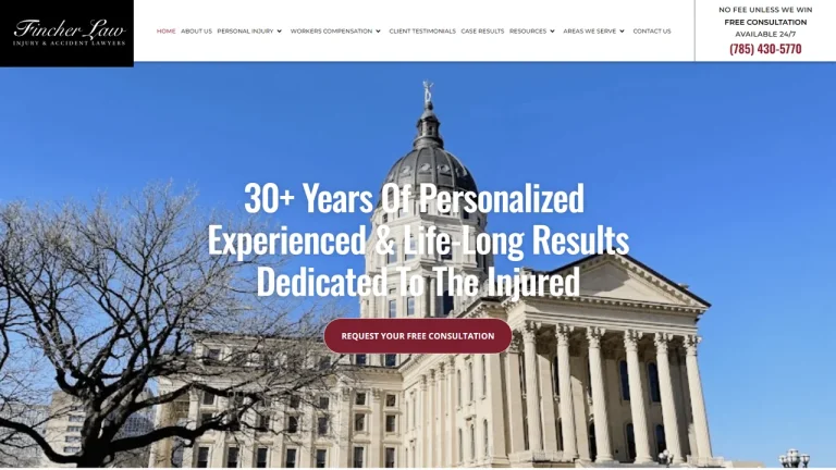 Fincher Law Injury and Accident Lawyers Topeka, KS - Attorney in Topeka