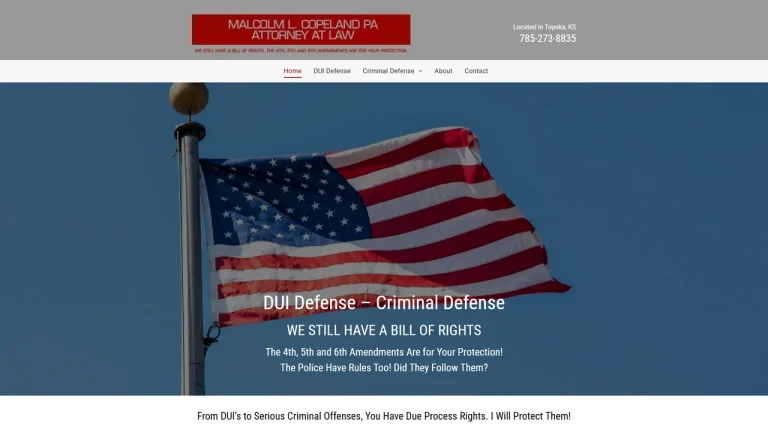 Attorney Malcolm Copeland - Topeka, KS - Attorney in Topeka