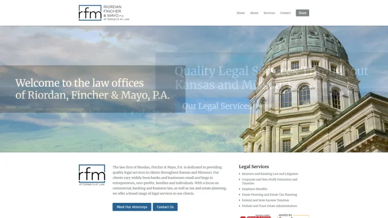 Riordan, Fincher & Mayo, PA - TOPEKA, KS - Attorney in Topeka
