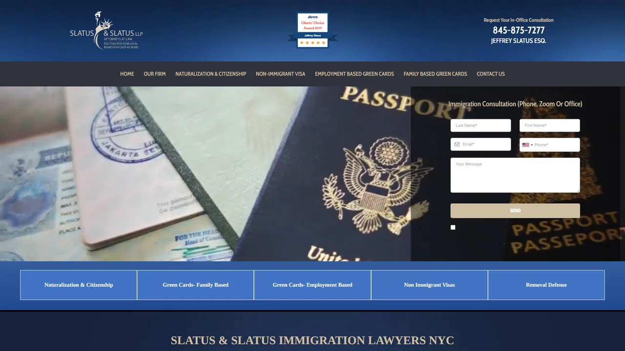 Slatus & Slatus Immigration Law Firm Of NYC - NYC, New York office in New York City, New York