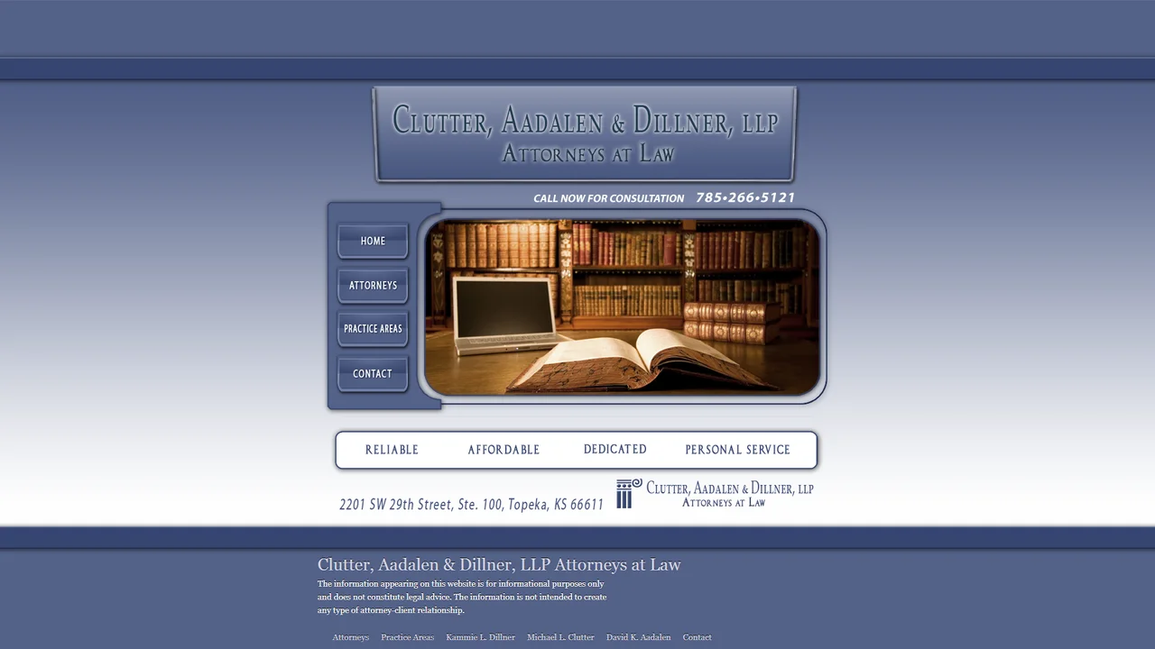 Clutter and Aadalen, LLP - Topeka, KS office in Topeka, Kansas