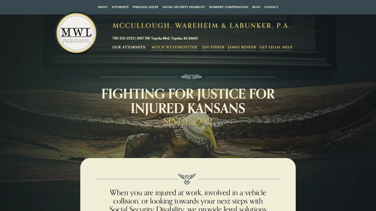 McCullough Wareheim & Labunker - Topeka, KS office in Topeka, Kansas