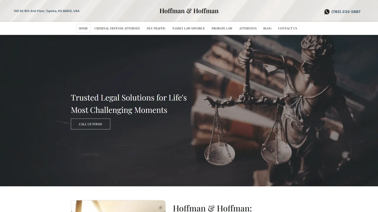 Hoffman and Hoffman Attorneys at Law - Topeka, KS office in Topeka, Kansas