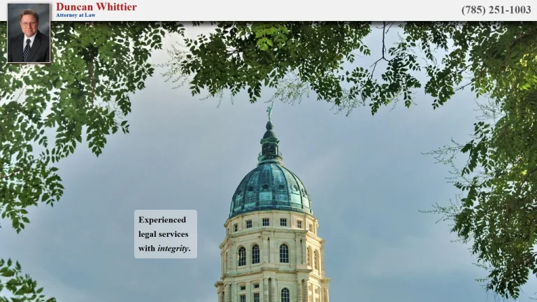 Duncan Whittier Attorney at Law - Topeka, KS - Attorney in Topeka