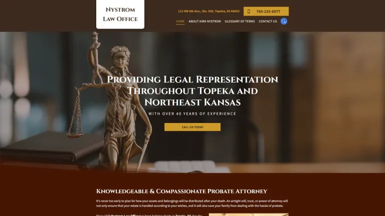 Nystrom Law Offices - Topeka, KS - Attorney in Topeka