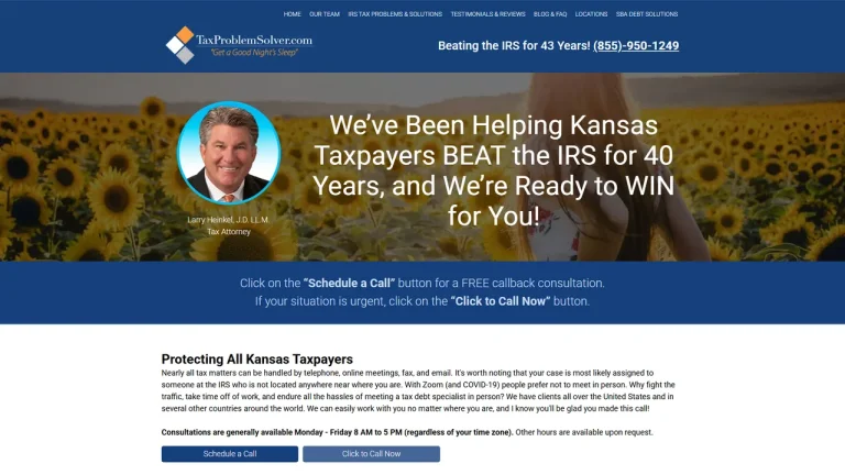 Tax Problem Solver - Topeka, KS - Attorney in Topeka