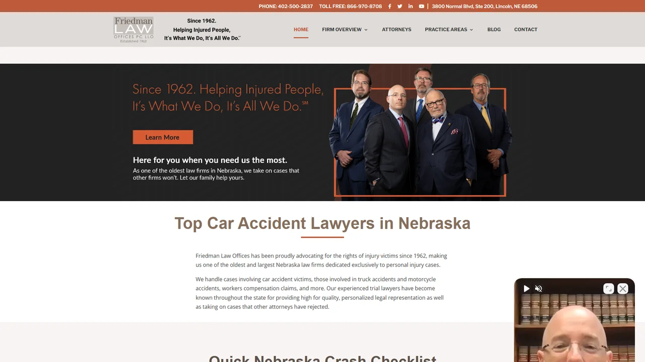 Friedman Law Offices - Lincoln, NE office in Lincoln, Nebraska