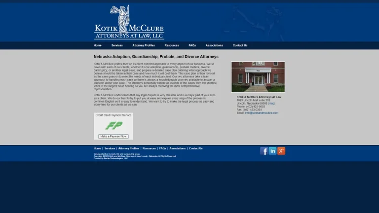 Kotik & McClure Attorneys at Law LLC - Lincoln, NE - Attorney in Lincoln
