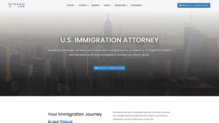 Tewani Immigration Law Firm - NYC, New York - Attorney in New York City