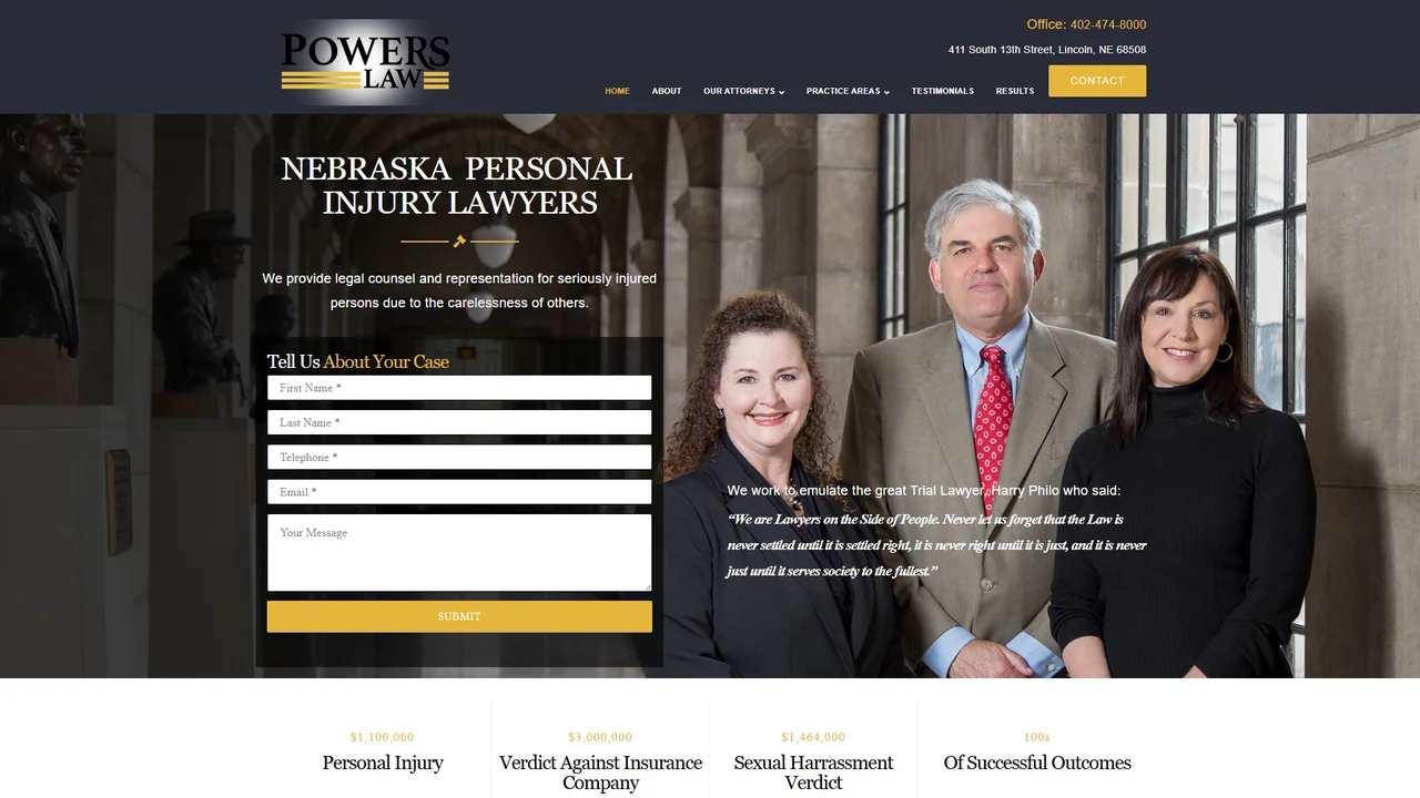 Powers Law Lincoln, NE office in Lincoln, Nebraska