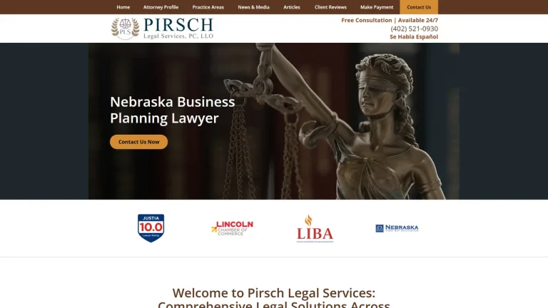 Pirsch Legal Services, PC, LLO - Lincoln, NE - Attorney in Lincoln
