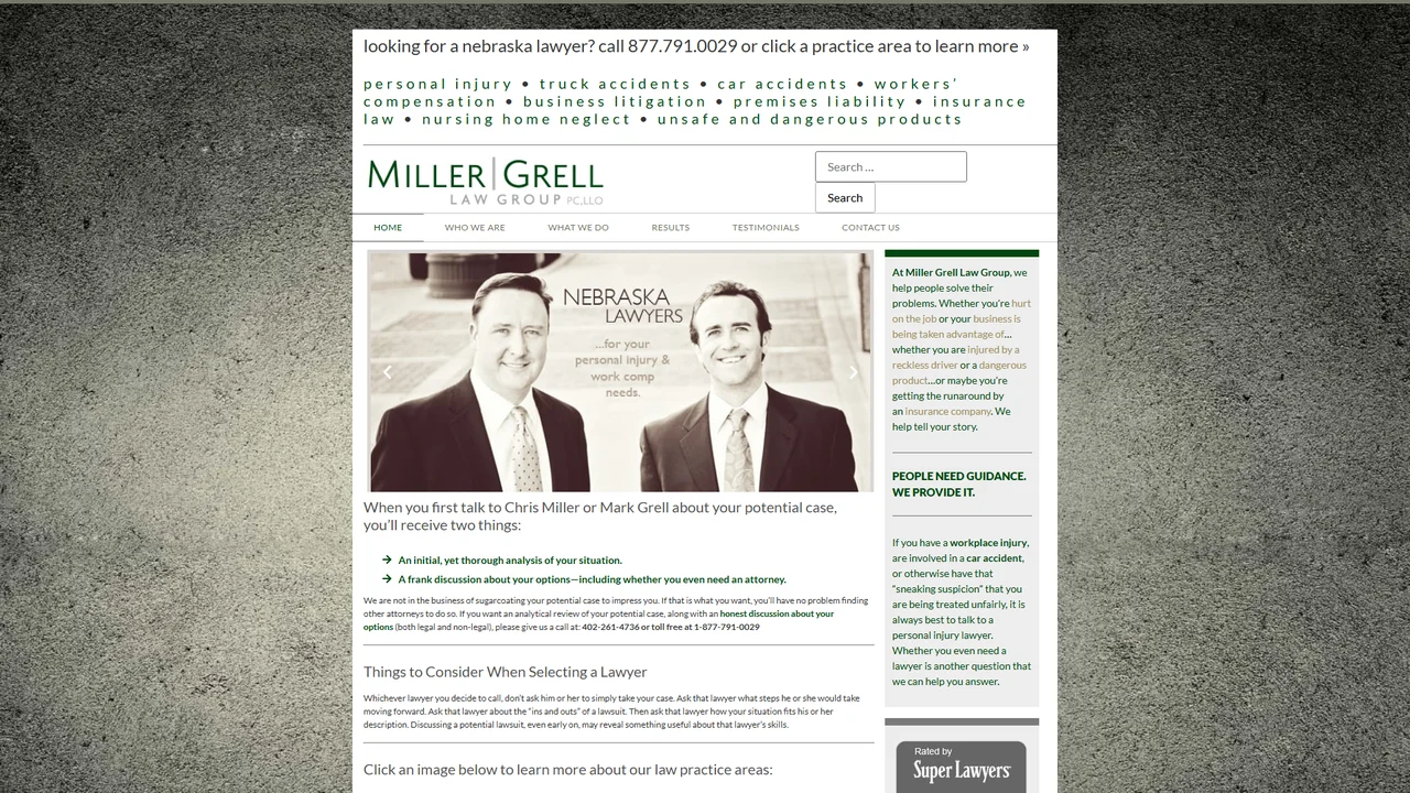 Miller Grell Law Group, Lincoln, NE office in Lincoln, Nebraska