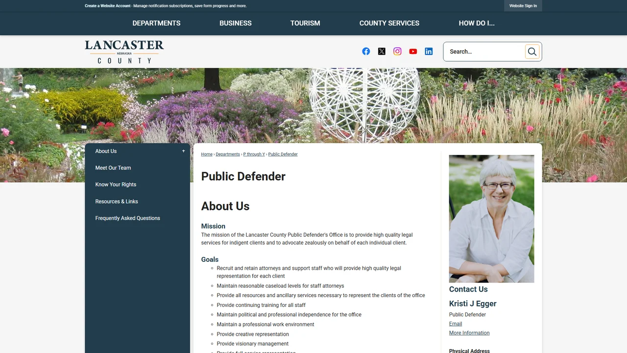 Lancaster County Public Defender - Lincoln, NE office in Lincoln, Nebraska