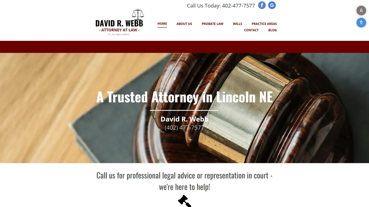 David R Webb, Attorney at Law - Lincoln, NE office in Lincoln, Nebraska