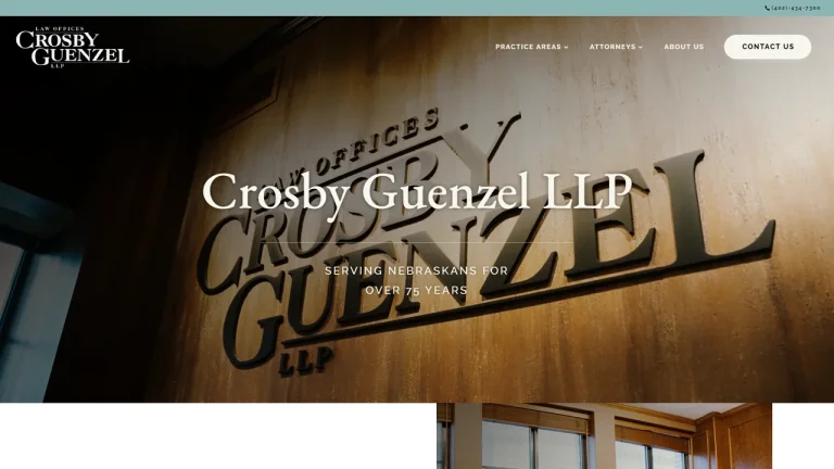 Crosby Guenzel, LLP - Lincoln, NE - Attorney in Lincoln
