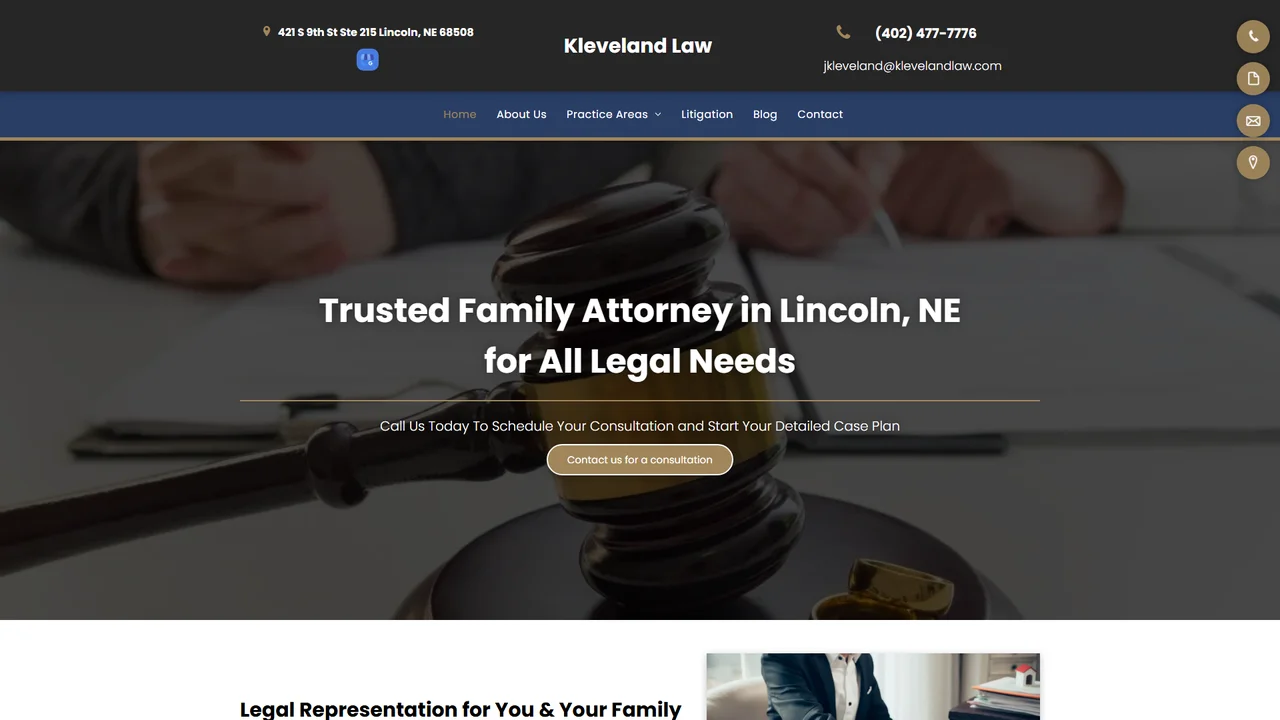 Kleveland Law Offices - Lincoln, NE office in Lincoln, Nebraska