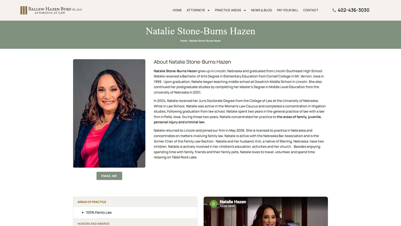 Natalie S. Hazen - Lincoln, NE office in Lincoln, Nebraska