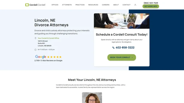 Cordell & Cordell - Lincoln, NE - Attorney in Lincoln