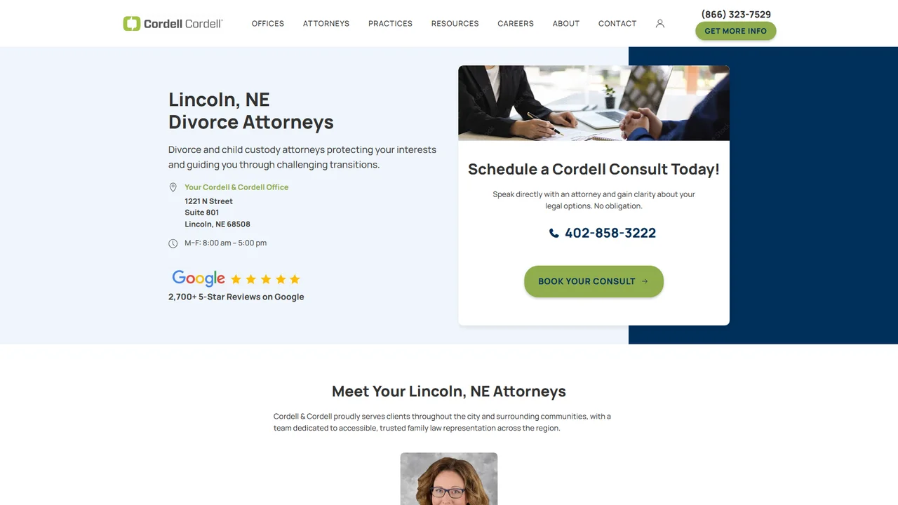 Cordell & Cordell - Lincoln, NE office in Lincoln, Nebraska