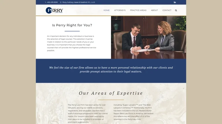 Perry, Guthery, Haase and Gessford, P.C., L.L.O. - Lincoln, NE - Attorney in Lincoln